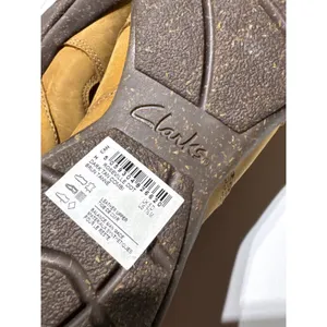Brand New Clarks Women's Size 7.5 Dark Tan Brown Clogs Booties Boots thumbnail 6