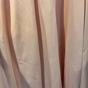 David’s Bridal Light Pink Bridesmaid Dress Size 6 Slit Spaghetti Strap Formal thumbnail 7