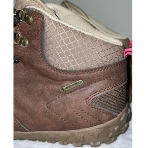 Hi-Tec Womens Cherubino Brown Leather Waterproof Hiking Walking Boots Sz 8.5 thumbnail 5