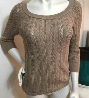 American Eagle 🦅 see through knit sweater‎ thumbnail 1
