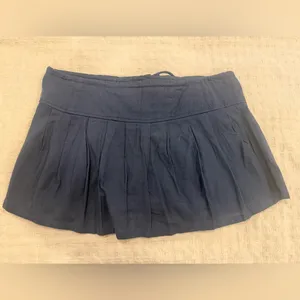 NWT Free People Summer Swooning Mini Skirt in Dark Denim size Medium thumbnail 10
