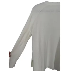 Lululemon Women's Side Slit Sweater Wrap Open Front Cardigan Ribbed Knit Size 4 thumbnail 10