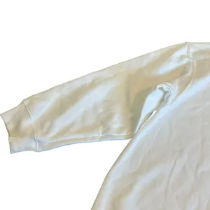 Gap Oversized Pullover Sweatshirt Sweater White Gold Silver Logo Stretch Size XL thumbnail 4