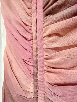 Zara Ruched Mini Dress - Dusty Rose Size Small thumbnail 5