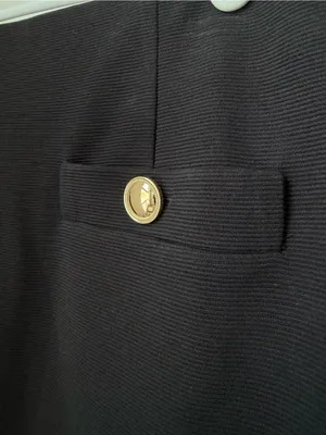 Ann Taylor Black Mini Skirt with Gold Buttons Size 6 New with tags! thumbnail 4