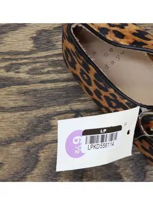 A New Day Tasmin Leopard Print Velvet Flats 94568226 Leopard Brown 6.5M thumbnail 8