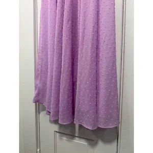 Express x Rocky Barnes Lilac Swiss Dot Sheer Kimono Dress XS thumbnail 7