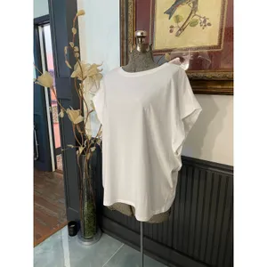 nuuds White Oversized Boxy Cotton Tee XL Minimalist Modern Basic thumbnail 2