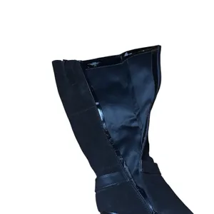 Nine West Vintage America Collection NINI Black Suede Boots Size 10 Leather thumbnail 9
