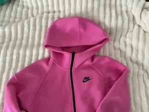 Pink Nike Tech Fleece Zip-Up thumbnail 4
