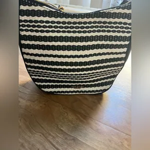 kate spade Black and White Woven Shoulder Bag thumbnail 2
