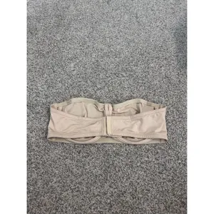 Victoria's Secret‎ Nude Beige Strapless Underwire Bandeau Bra 36B VTG y2k thumbnail 3