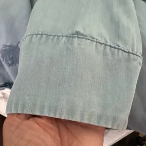 Anthropologie Holding Horses Chambray Embroidered Mini Dress XS thumbnail 7