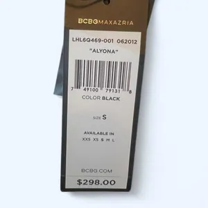 vintage y2k bcbg maxazria alyona black bandage bodycon mini dress XS 🖤 thumbnail 7