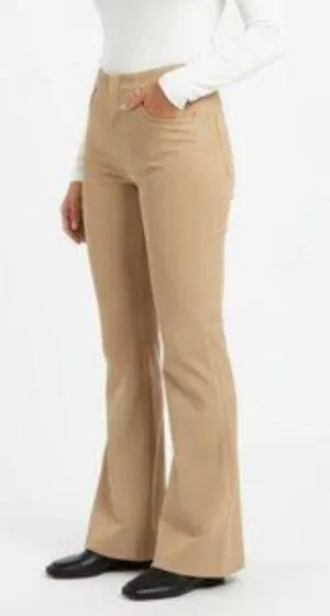 100% Suede Leather High Waist Pants From Apostrophe 12 thumbnail 1