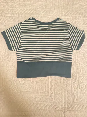 Aerie Striped Crop Top thumbnail 3