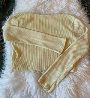 Crop top Mustard Yellow Size M thumbnail 3