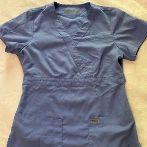 Blue Scrub Top thumbnail 1