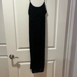 Socialite XS NWT Black Zebra Print Maxi Dress thumbnail 2