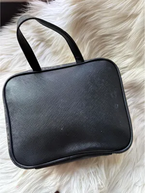 Versace Parfums Black and Brown Logo Cosmetic Bag thumbnail 7