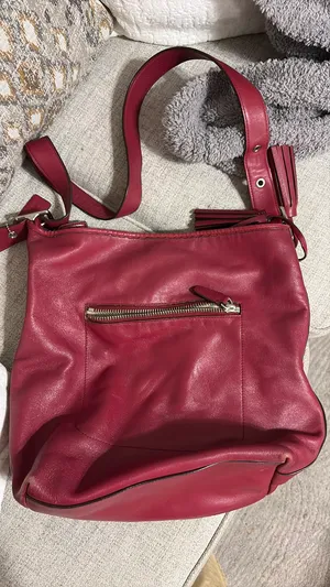 Coach Red Leather Shoulder Bag  thumbnail 3