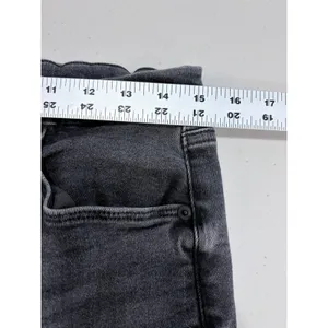 Good American Gray Straight Leg‎ Jeans Washed Black Denim Size 14/32 thumbnail 5