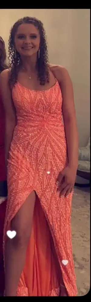 Primavera Couture Sequin Prom Dress thumbnail 4