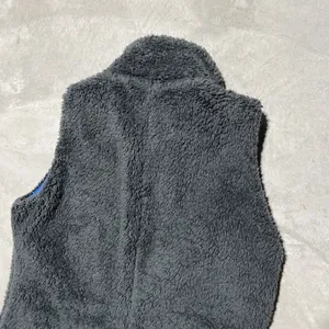 Vtg Patagonia Reversible Fleece Zip Up Sherpa Pile Vest Blue Grey Women's SZ S thumbnail 7