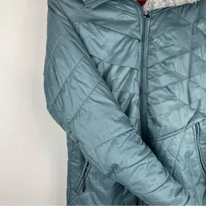 Columbia Kaleidaslope ll Ripstop Omni Heat Jacket Sz Small Metal Blue thumbnail 12