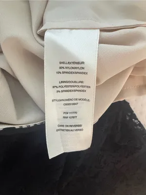 Alice + Olivia Ettley Lace Maxi Skirt Size 2 Black Ivory Lined Sheer Feminine thumbnail 5