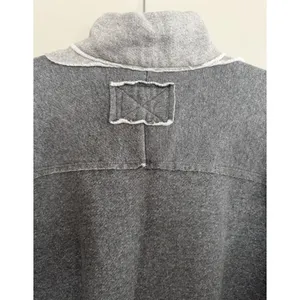 We The Free x Free People‎ Kassey Half Zip Sweatshirt Two Tone Gray Size Medium thumbnail 4