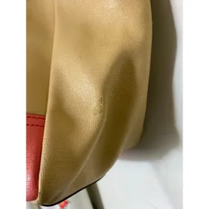 COACH Large Tan Orange Leather Tote/ Shoulder Bag thumbnail 8
