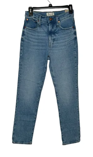 Madewell Women Jeans The Perfect Vintage Hi-Rise Straight‎ Mid Wash Crop 25 NWT thumbnail 1