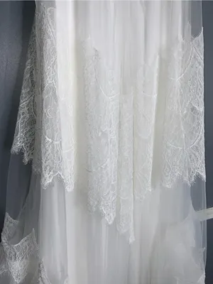 Sorayan Romantic White Lace Off-Shoulder Bridal Gown Medium - NWT thumbnail 6