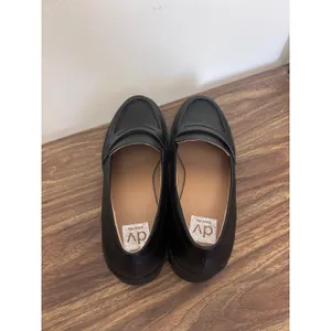 DV Dolce Vita Randee Black Platform Lug Sole Penny‎ Loafers Size 10 Chunky Wedge thumbnail 4
