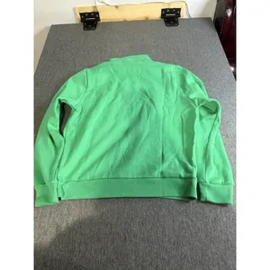 Pink Victorias Secret NWT Logo Green Quarter Zip Sweatshirt Sz L thumbnail 9