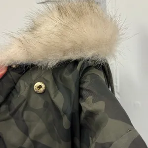 Parka London Women's‎ Caversham Faux Fur Parka Camo Small Lined Faux Fur Hood thumbnail 10