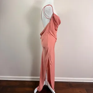 Michael Costello x REVOLVE Rose Cowl Neck Open Back Maxi Dress Small thumbnail 3