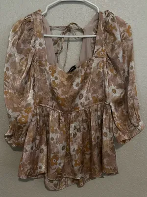 Floral top Pink thumbnail 1