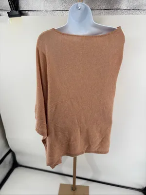 Peter Millar Texas A&M Essential Cashmere Poncho Camel NWOT thumbnail 10