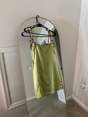 Princess Polly Kenzie Dress Mini Green thumbnail 4