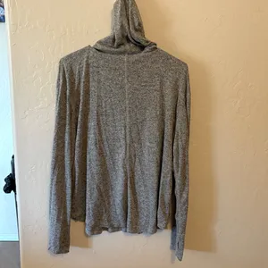 Old Navy Womans Hoodie Gray Pullover Size Large Drawstring thumbnail 3