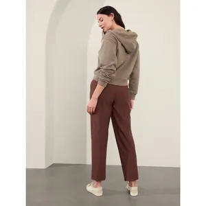 Athleta Size 6 Stellar High Rise Trouser Cherrywood thumbnail 7