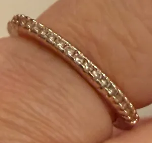 Delicate Gold Tone Pave thumbnail 1