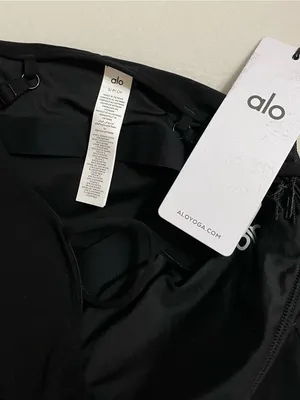Alo Yoga NWT Alosoft Courtside Tennis Dress Black Size S thumbnail 8