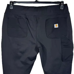 Carhartt Force X-Large (16/18) Fitted Legging Pants Hi-Rise Stretch Pocket Black thumbnail 5