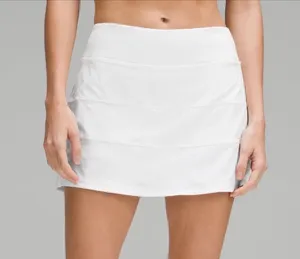 Lululemon White Pace Revival Skirt Long Size 4  thumbnail 2