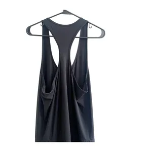 Vuori Lux Luna Workout Racerback Athletic Lounge Jogger Jumpsuit Black Medium thumbnail 4