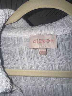 Ciebon Anthropologie white long sleeve blouse thumbnail 4