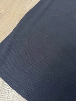 Abercrombie & Fitch Black Ribbed Mini Slip Dress thumbnail 2